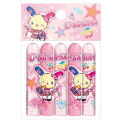 Japan Sanrio Pencil Cap Set - Usahana : Tokimeki Heisei Kogal Pink