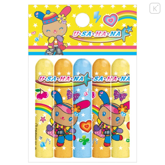 Japan Sanrio Pencil Cap Set - Usahana : Tokimeki Heisei Kogal Pop Tan - 1