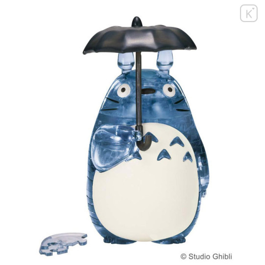 Japan Ghibli 3D Crystal Puzzle - Totoro : Gray - 3