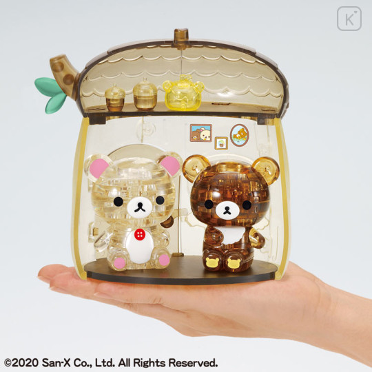 Japan San-X 3D Crystal Puzzle - Chairoikoguma & Korilakkuma : House - 3