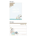 Japan Peanuts Mini Notepad - Snoopy : Melty Ice Cream - 2