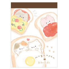 Japan Kamio Mini Notepad - Mogunyan : Delicious Bread