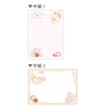 Japan Kamio Mini Notepad - Mogunyan : Cat Pajama Party - 2
