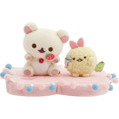 Japan San-X Universe Scene Plush Toy - Korilakkuma & Sumikko Gurashi : Universe San-X Town Stage Ebifurai no Shippo