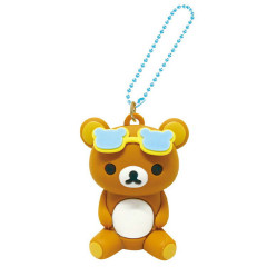 Japan San-X Figure Keychain - Rilakkuma : Sunglasses