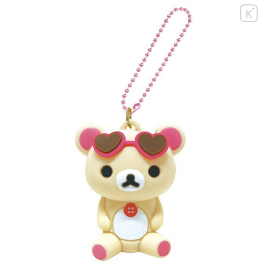 Japan San-X Figure Keychain - Korilakkuma : Sunglasses - 1