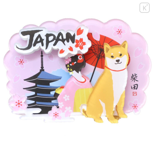 Japan Shibata-san Magnet - Cherry Blossom Capital - 1