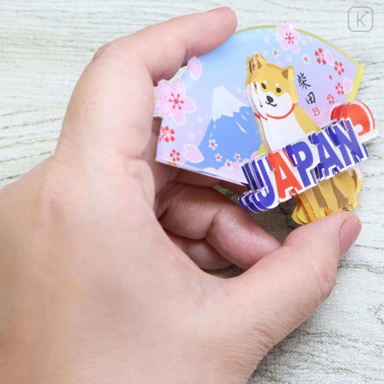 Japan Shibata-san Magnet - Wisteria of Fuji - 2
