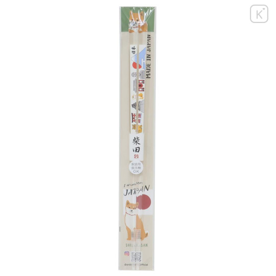Japan Shibata-san Clear Chopsticks 23cm - Japan Map - 1