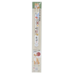 Japan Shibata-san Clear Chopsticks 23cm - Japan Map