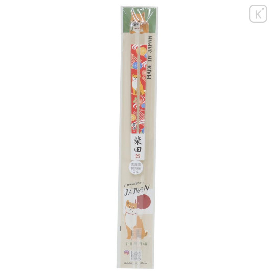 Japan Shibata-san Clear Chopsticks 23cm - Chrysanthemum - 1