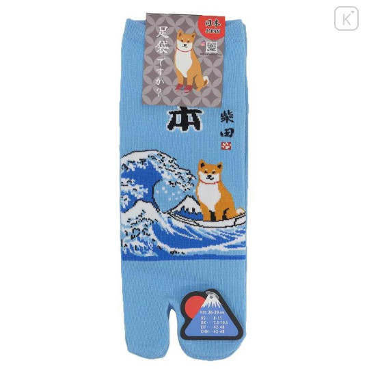 Japan Shibata-san Split Toe Socks (M) - Great Wave - 1