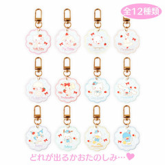 Japan Sanrio Secret Puffy Clear Keychain - Sweet Cakes Collection Blind Box