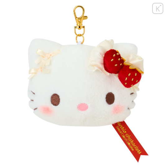 Japan Sanrio Face-shaped Pass Case - Hello Kitty : Sweet Cakes Collection - 1