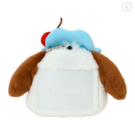 Japan Sanrio Face-shaped Pass Case - Pochacco : Sweet Cakes Collection - 2