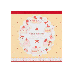 Japan Sanrio Square Memo - Sweet Cakes Collection Ivory