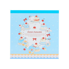 Japan Sanrio Square Memo - Sweet Cakes Collection Light Blue