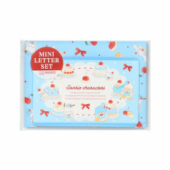 Japan Sanrio Mini Letter Set - Sweet Cakes Collection Light Blue