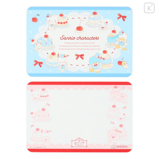Japan Sanrio Mini Letter Set - Sweet Cakes Collection Light Blue - 5
