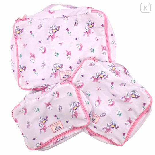 Japan Sanrio Travel Pouch Inner Case Set - My Melody : Sweet Smile - 1