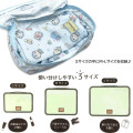 Japan Doraemon Travel Pouch Inner Case Set - Doraemon : Gadgets Light Blue - 4