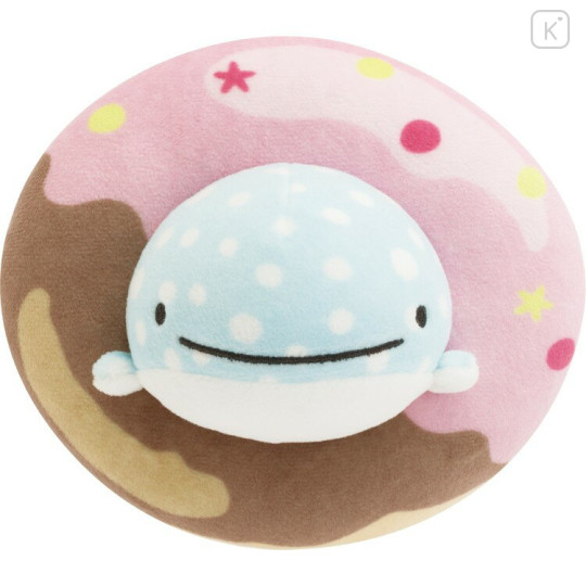 Japan San-X Mochi Mochi Squishy Plush - Jinbesan : Jinbesan and Donut Island - 1