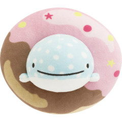 Japan San-X Mochi Mochi Squishy Plush - Jinbesan : Jinbesan and Donut Island