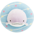 Japan San-X Mochi Mochi Squishy Plush - Shark Same : Jinbesan and Donut Island - 1