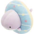 Japan San-X Mochi Mochi Squishy Plush - Shark Same : Jinbesan and Donut Island - 2
