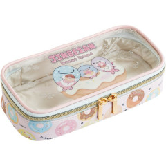 Japan San-X Clear Pen Pouch Case - Jinbesan and Donut Island