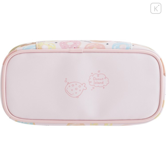 Japan San-X Clear Pen Pouch Case - Jinbesan and Donut Island - 2