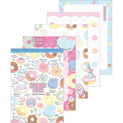 Japan San-X A6 Notepad - Jinbesan and Donut Island : White