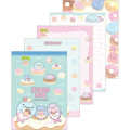 Japan San-X A6 Notepad - Jinbesan and Donut Island - 1