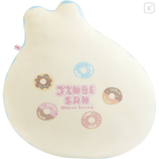 Japan San-X Super Mochimochi Cushion - Jinbesan and Donut Island - 2