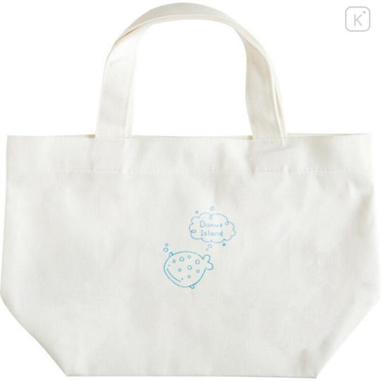 Japan San-X Mini Tote Bag - Jinbesan and Donut Island - 2