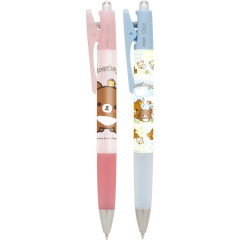 Japan San-X Opt. Ballpoint Pen Set - Rilakkuma : Chairoikoguma's Kumakyun Days