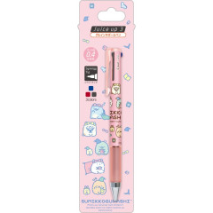 Japan San-X Juice Up 3 Multi Gel Pen - Sumikko Gurashi : Everyone's Night Routine