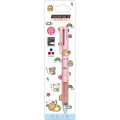 Japan San-X Juice Up 3 Multi Gel Pen - Rilakkuma Yuruyuru Pokapoka Warm and Cozy - 1