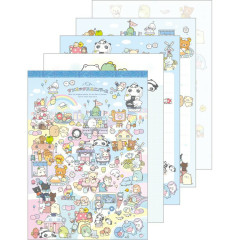 Japan San-X A6 Notepad - Universe San-X Town Characters