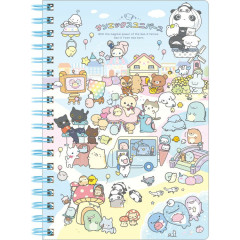 Japan San-X B6SP Notebook - Universe San-X Town Characters Blue