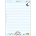 Japan San-X B6SP Notebook - Universe San-X Town Characters Blue - 2