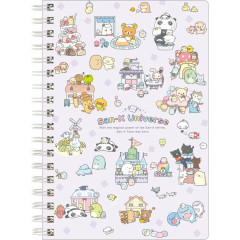 Japan San-X B6SP Notebook - Universe San-X Town Characters