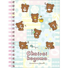Japan San-X B6SP Notebook - Rilakkuma : Chairoikoguma's Kumakyun Days A