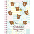 Japan San-X B6SP Notebook - Rilakkuma : Chairoikoguma's Kumakyun Days A - 1