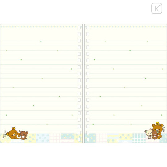 Japan San-X B6SP Notebook - Rilakkuma : Chairoikoguma's Kumakyun Days A - 2