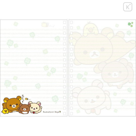 Japan San-X B6SP Notebook - Rilakkuma : Chairoikoguma's Kumakyun Days B - 2