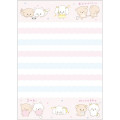 Japan San-X A6 Notepad - Ishiyowa-chan : Love My Favorite Idol Pink - 2