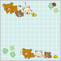 Japan San-X Square Sticky Notes - Rilakkuma : Chairoikoguma's Kumakyun Days - 3