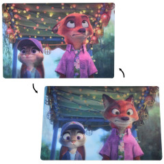 Japan Disney Store Lenticular Postcard - Zootopia 2 : Judy Hopps & Nick Wilde - Marsh Market