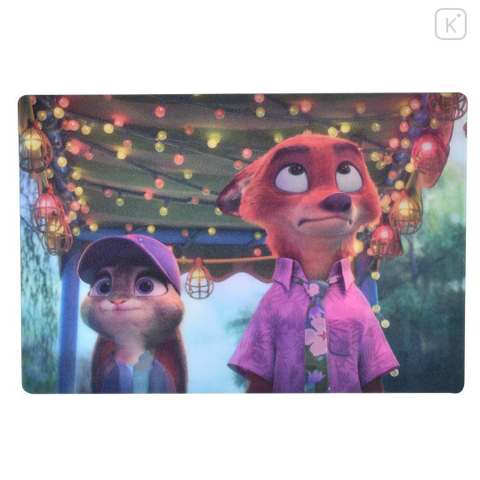Japan Disney Store Lenticular Postcard - Zootopia 2 : Judy Hopps & Nick Wilde - Marsh Market - 2